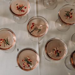 Cocktails for a wedding reception by Seedling and Sage Catering in Philadelphia suburbs