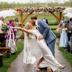 Seedling and Sage bride and groom at Durham Hill Farm