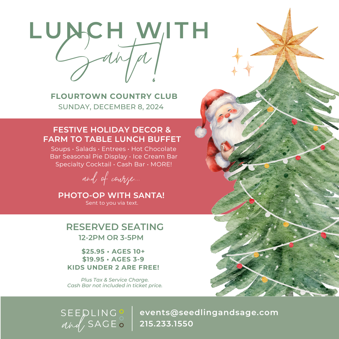 2024 Lunch with Santa Seedling and Sage Catering