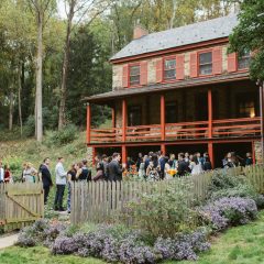 Wedding reception at a private home in Pennsylvania