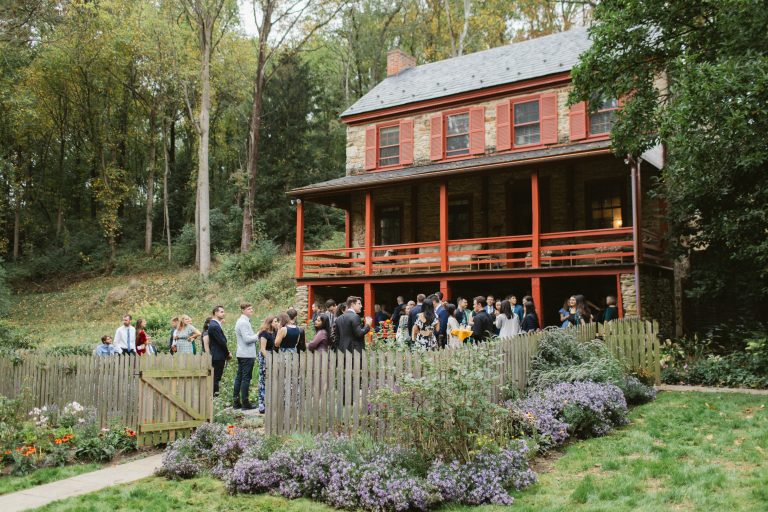 Wedding reception at a private home in Pennsylvania