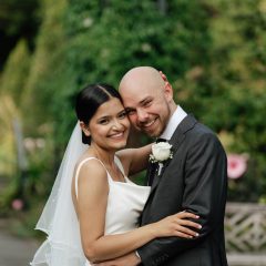 Seedling and Sage bride and groom at Morris Arboretum