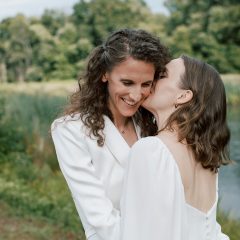 Seedling and Sage bride and bride at Morris Arboretum