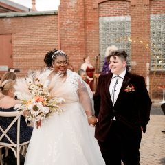 Seedling and Sage wedding couple at BLDG39
