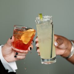 Wedding bar and cocktails by Seedling and Sage Catering in Philadelphia, PA suburbs