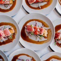 Seared tuna salad by Seedling and Sage Catering