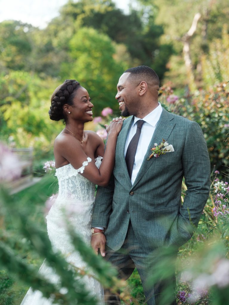 Seedling and Sage bride and groom at Morris Arboretum