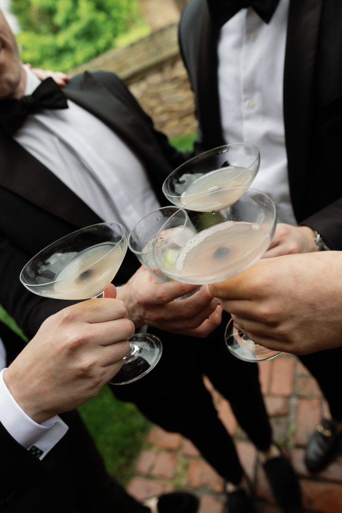 Wedding bar and cocktails by Seedling and Sage Catering in Philadelphia, PA suburbs